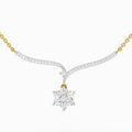1.15 Carat Star Lit Pendant Necklace 14K