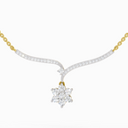 1.15 Carat Star Lit Pendant Necklace 14K