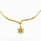 1.15 Carat Star Lit Pendant Necklace 14K