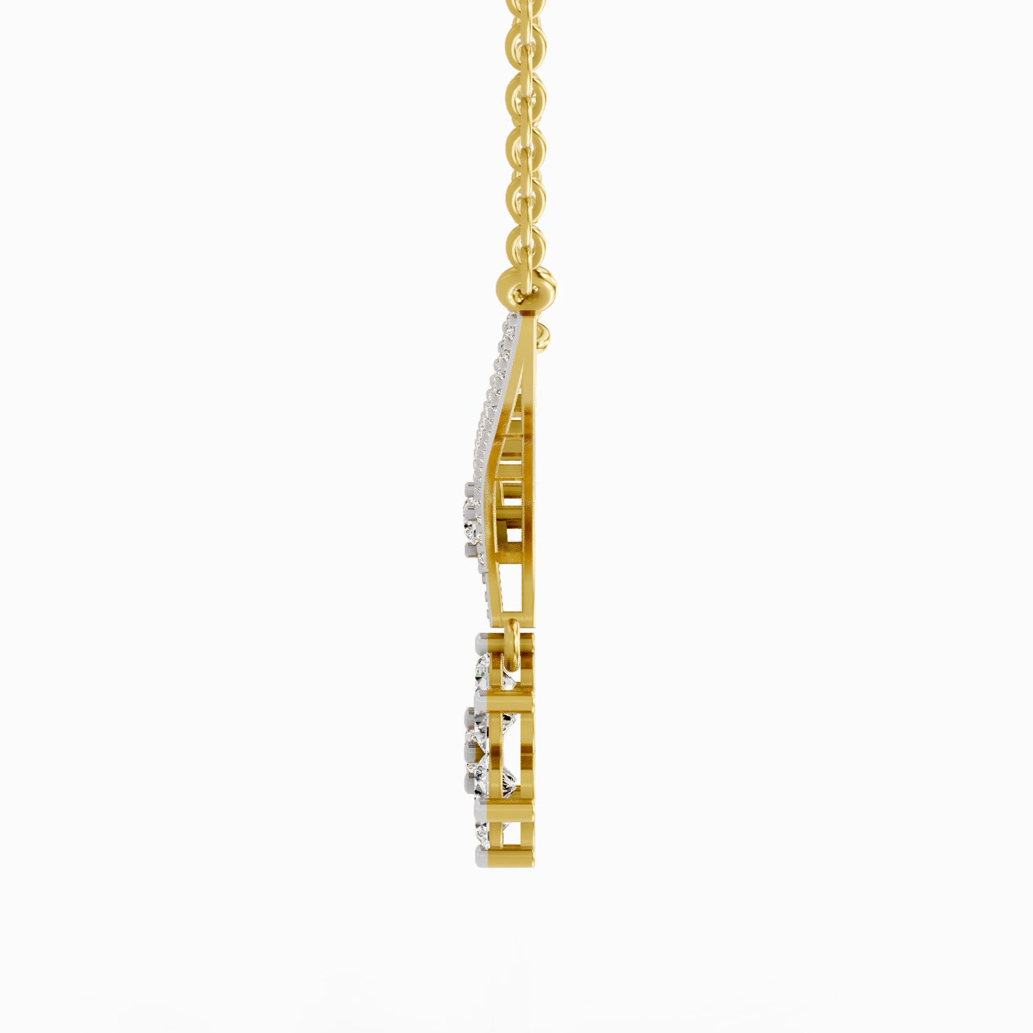 Radiant Star Diamond Necklace
