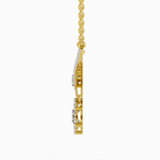 1.15 Carat Star Lit Pendant Necklace 14K