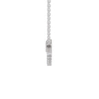 1.24 Carat Cluster Diamond Necklace 14K - White Gold