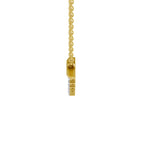 1.24 Carat Cluster Diamond Necklace 14K