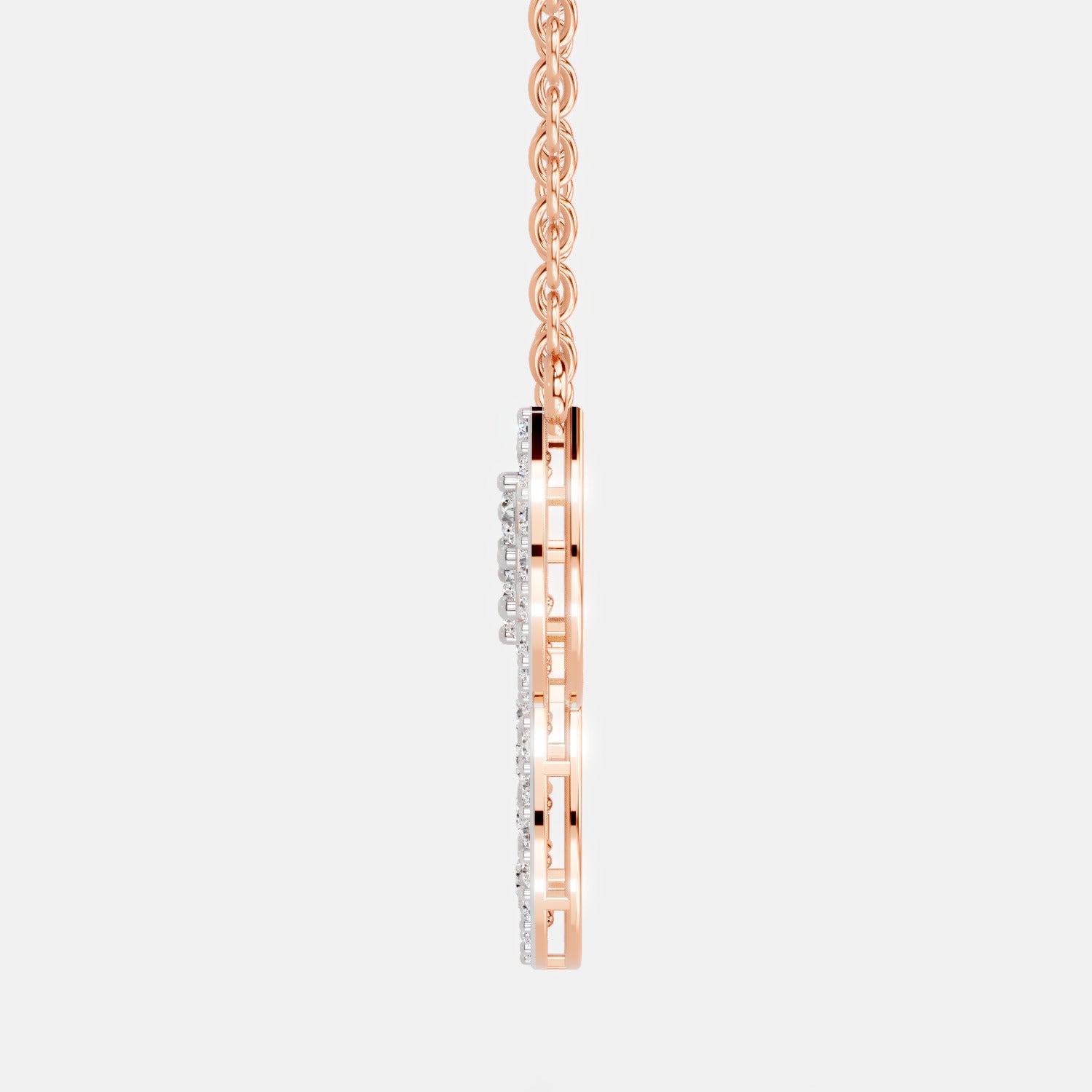 Opulent Round Diamond Necklace