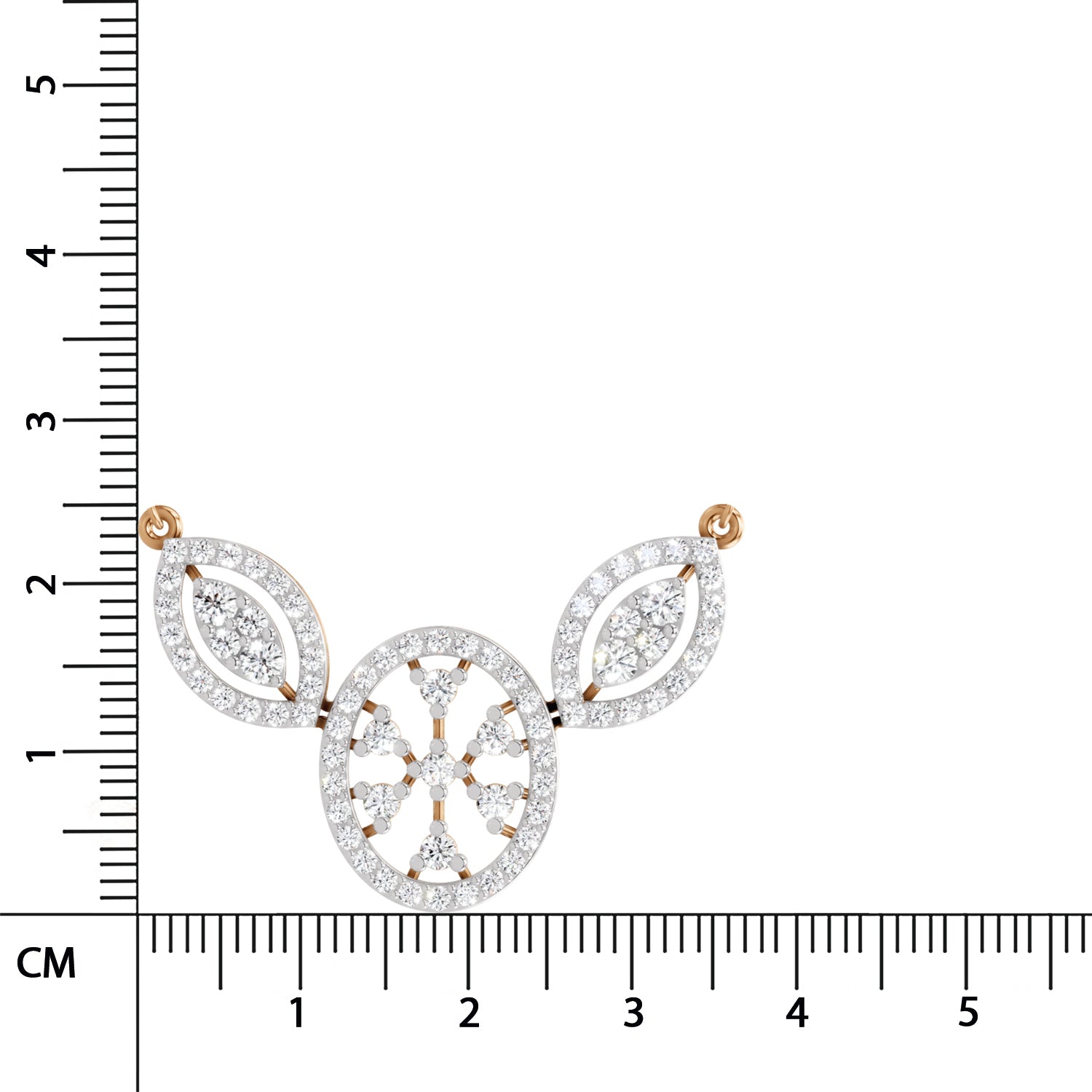 Opulent Round Diamond Necklace