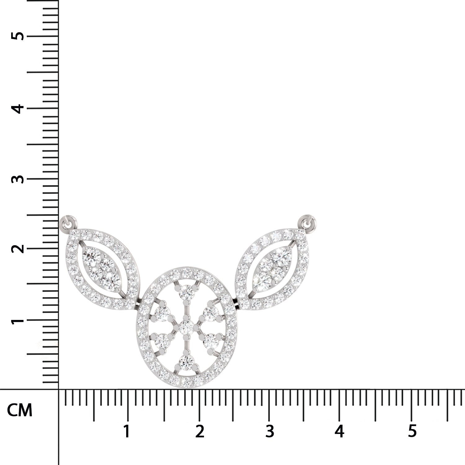 Opulent Round Diamond Necklace