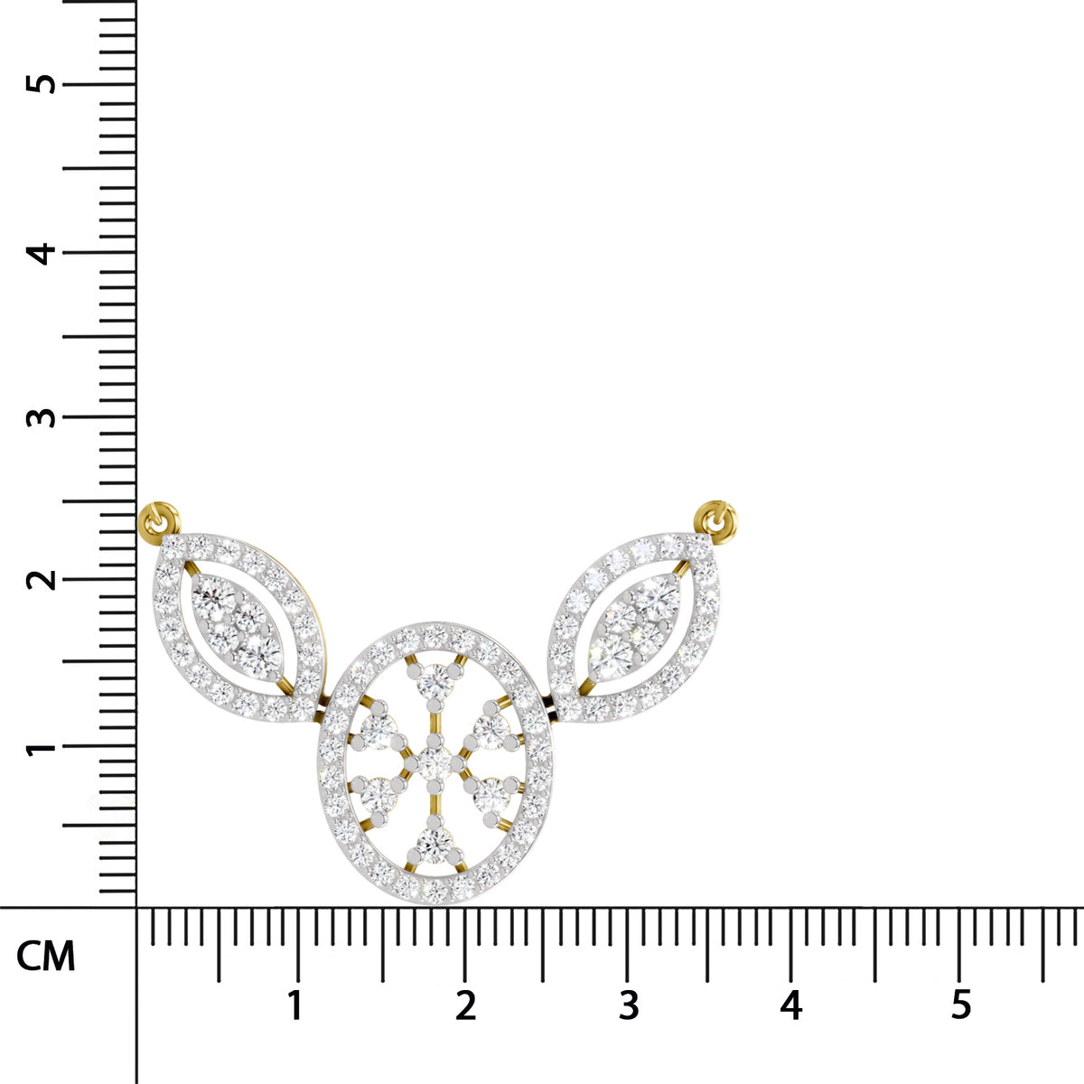 Opulent Round Diamond Necklace