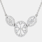 Opulent Round Diamond Necklace