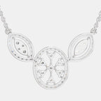 Opulent Round Diamond Necklace