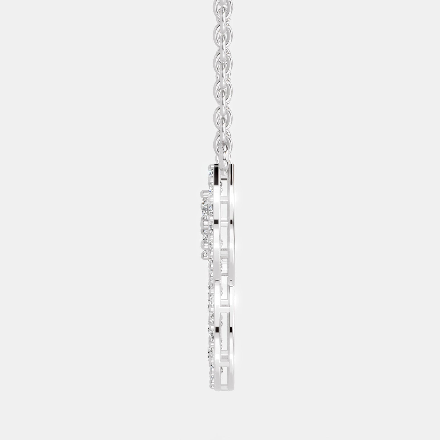 Opulent Round Diamond Necklace