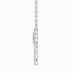1.54 Carat Round Diamond Fashion Pendant Necklace 14K - White Gold