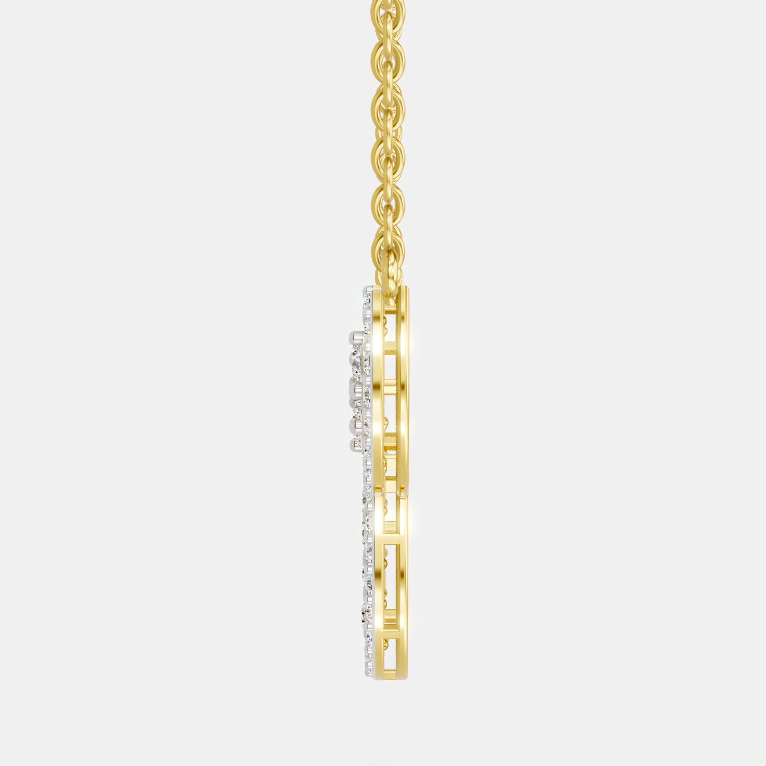 Opulent Round Diamond Necklace