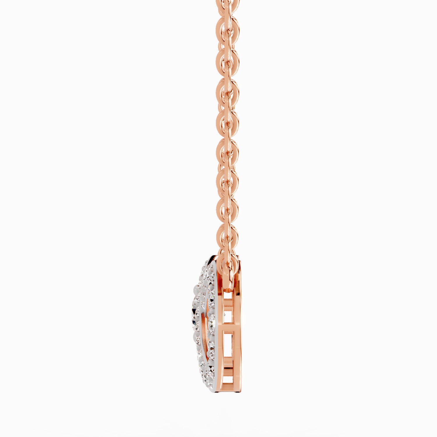 Sublime Round Infinity Diamond Necklace
