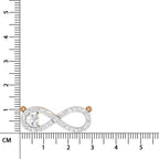 Sublime Round Infinity Diamond Necklace