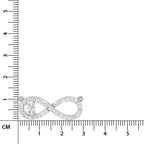 Sublime Round Infinity Diamond Necklace