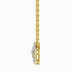 1.2 Carat Round Infinity Pendant Necklace 14K