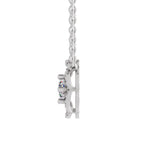 Ethereal Round Floral Diamond Necklace