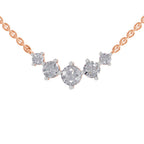 Majestic Round Diamond Necklace