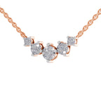 Majestic Round Diamond Necklace