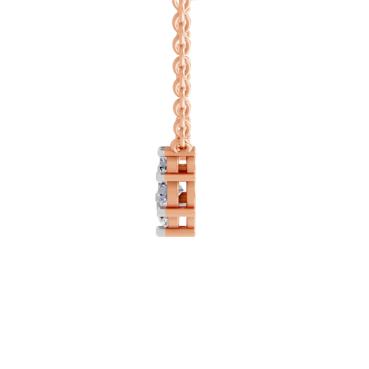 Majestic Round Diamond Necklace