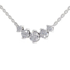 Majestic Round Diamond Necklace