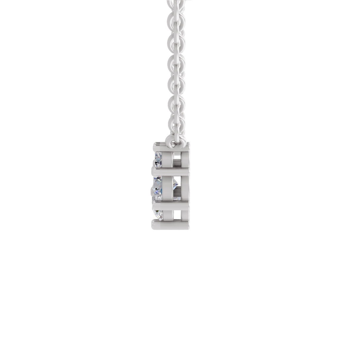 Majestic Round Diamond Necklace