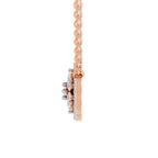 Iconic Round Floral Diamond Necklace