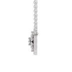 Iconic Round Floral Diamond Necklace