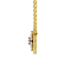 Iconic Round Floral Diamond Necklace