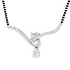 1.45 Carat Marquise Shape Lotus Diamond 14K - White Gold