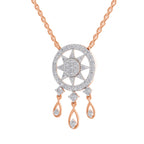 Graceful Dream Catcher Diamond Necklace