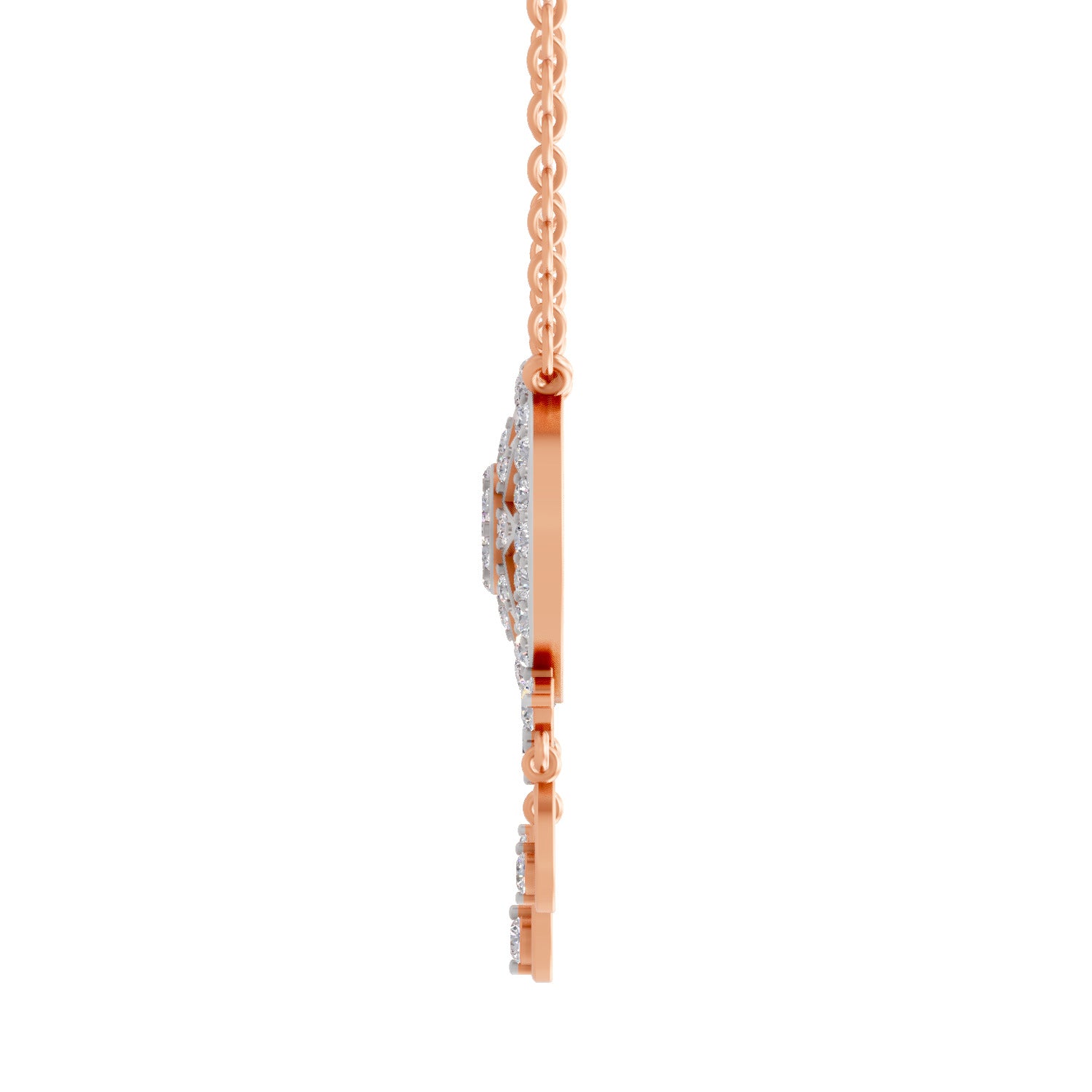 Graceful Dream Catcher Diamond Necklace