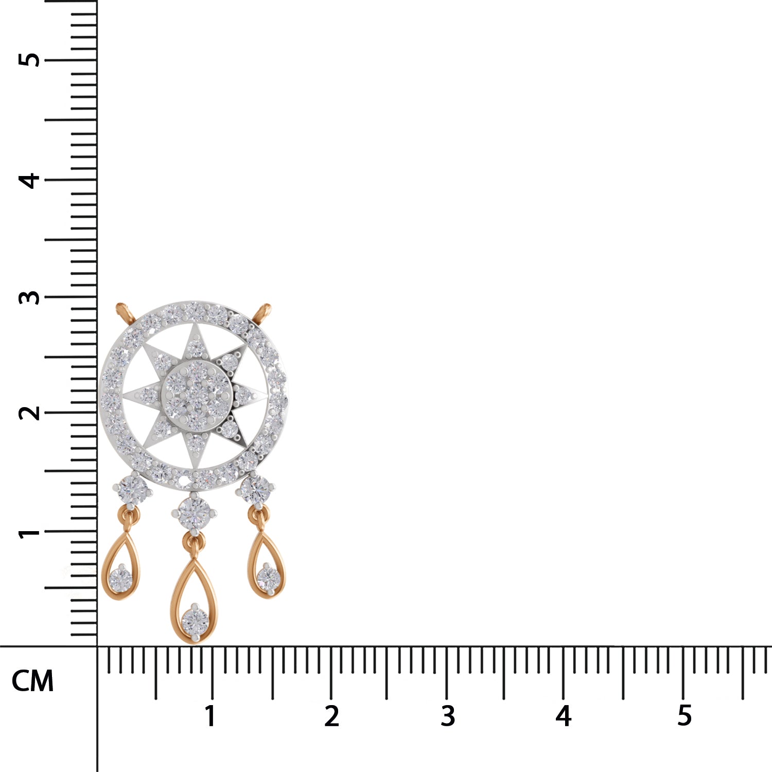 Graceful Dream Catcher Diamond Necklace