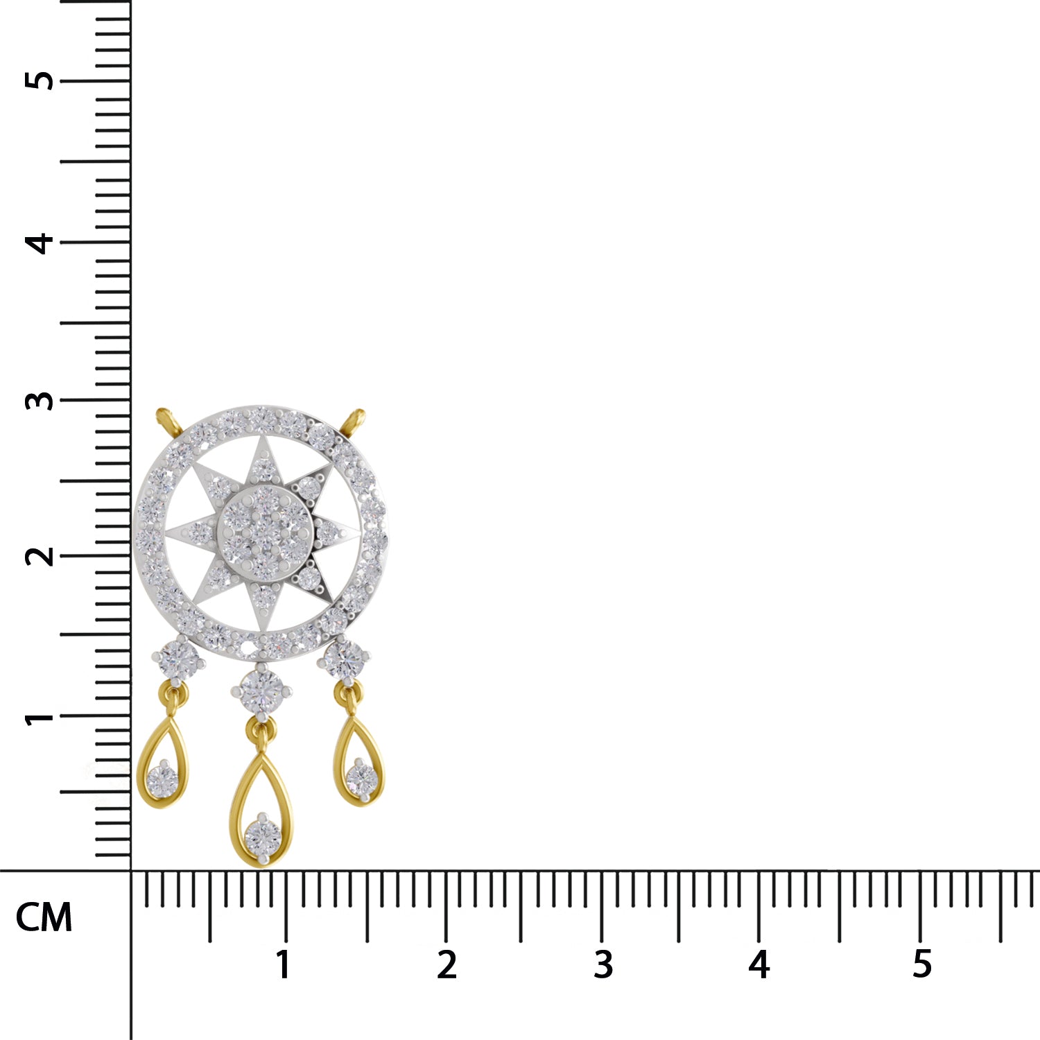 Graceful Dream Catcher Diamond Necklace