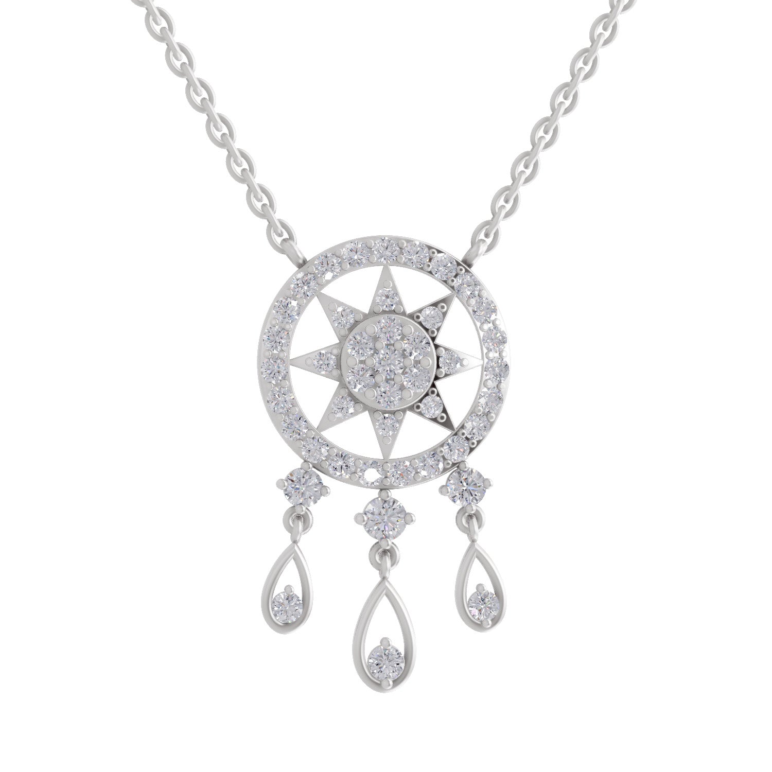 1.22 Carat Dream Catcher Diamond 14K - White Gold