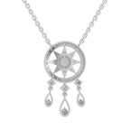 Graceful Dream Catcher Diamond Necklace