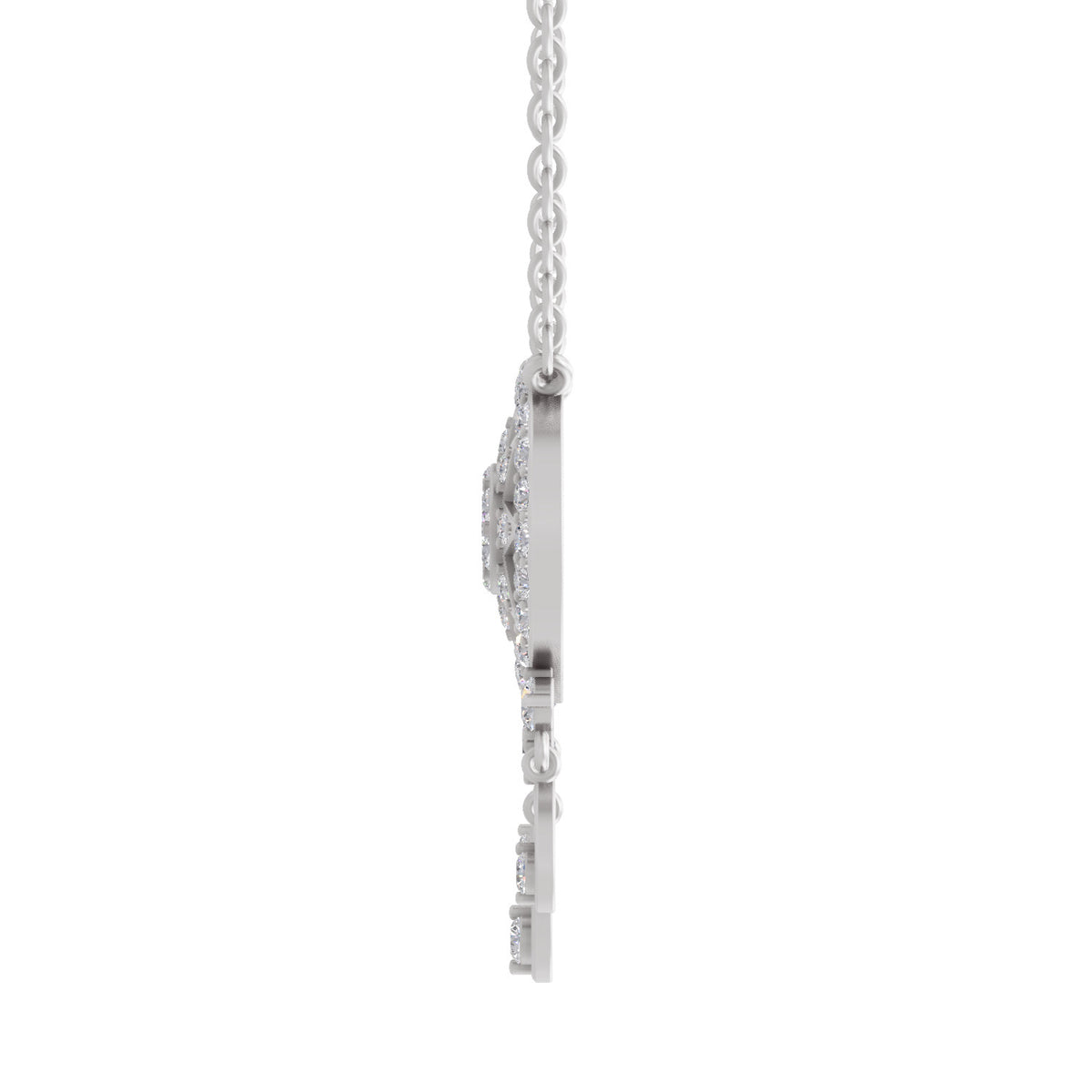 Graceful Dream Catcher Diamond Necklace