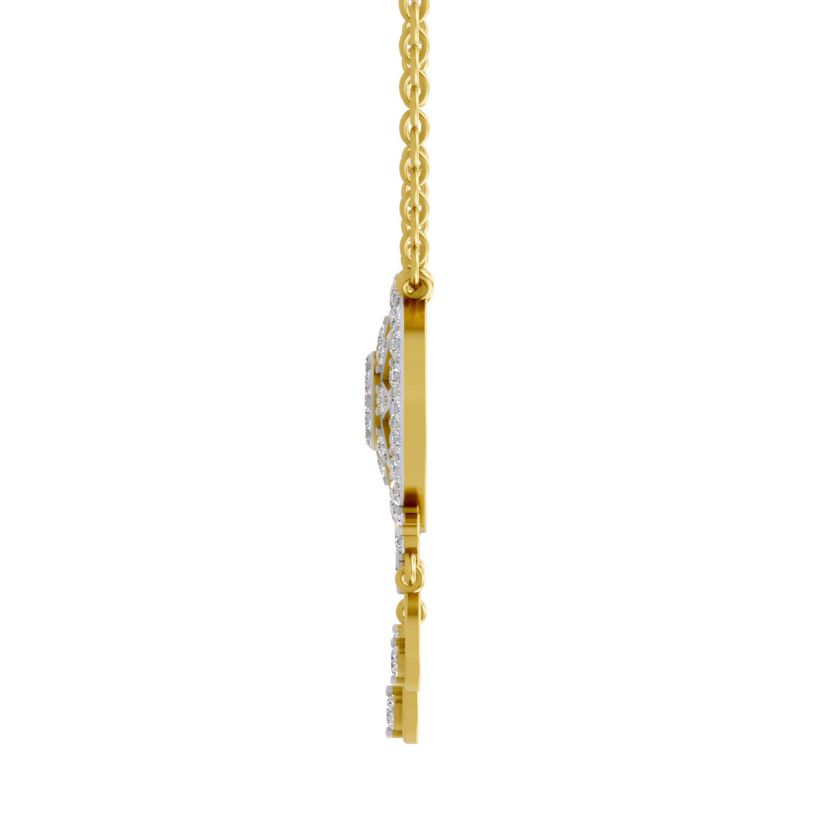 Graceful Dream Catcher Diamond Necklace