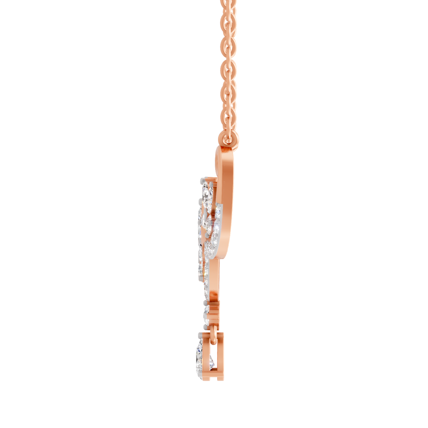 1.83 Carat Marquise Shaped 14K - Rose Gold