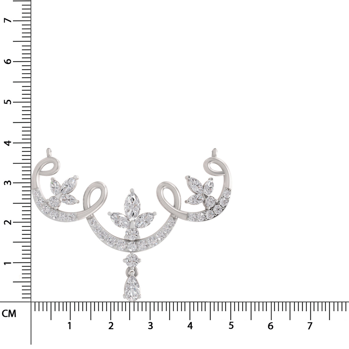 Sparkling Marquise Diamond Necklace