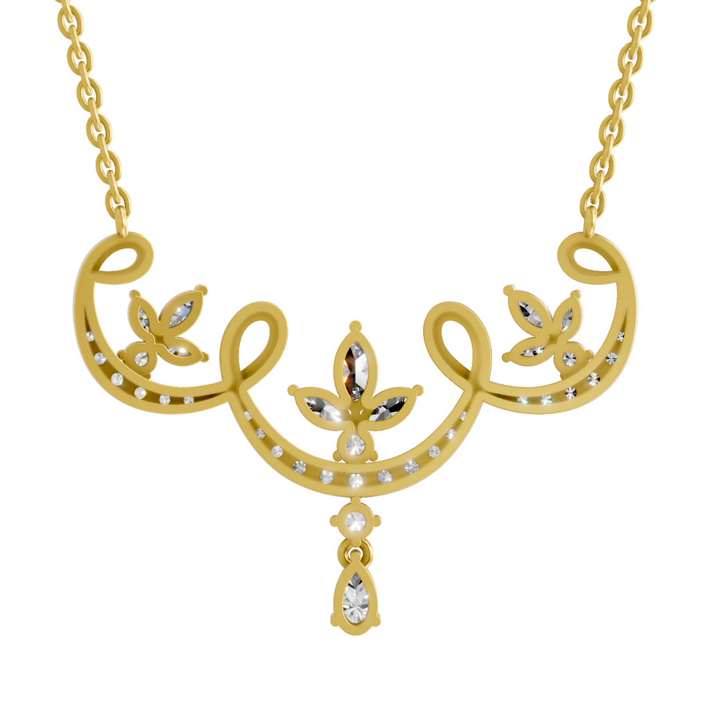 1.83 Carat Marquise Shaped 14K