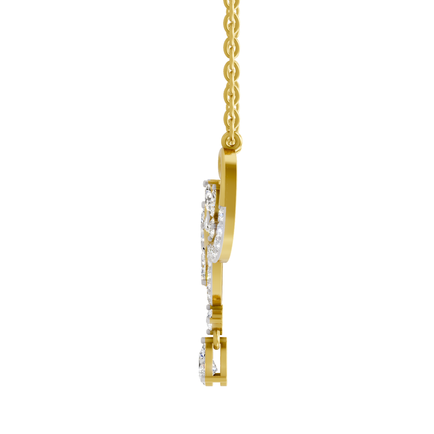 1.83 Carat Marquise Shaped 14K