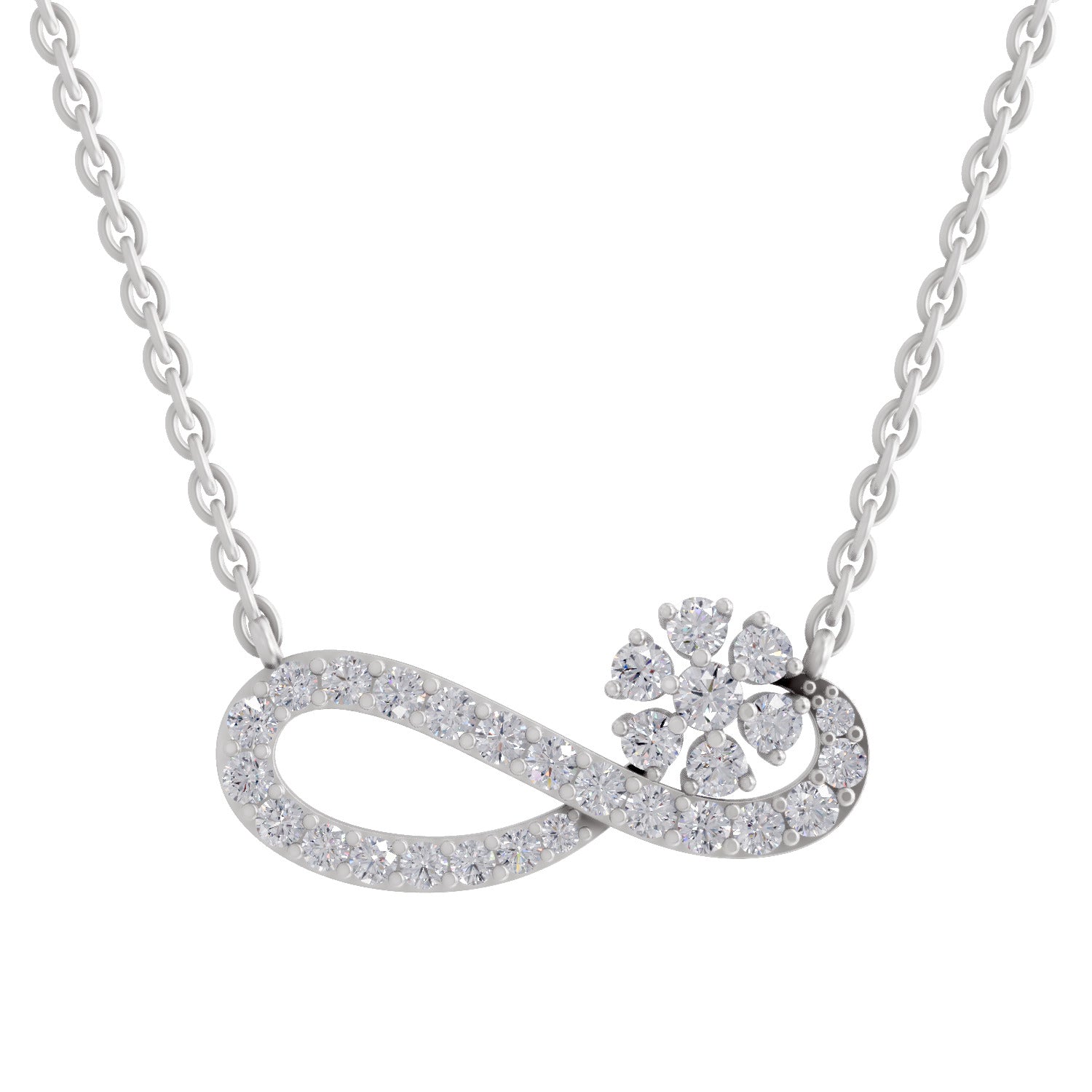 0.84 Carat 14K - White Gold