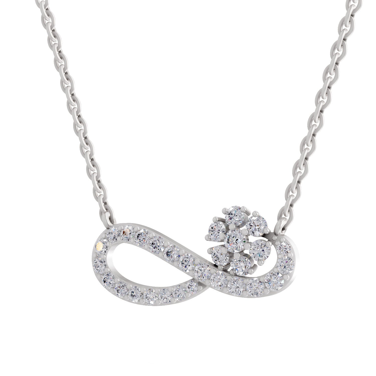 0.84 Carat 14K - White Gold