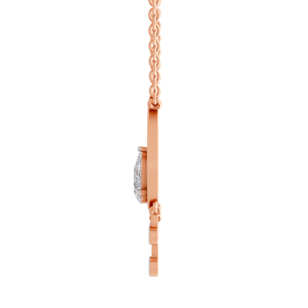 1.01 Carat Pear Shaped 14K - Rose Gold
