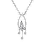 1.01 Carat Pear Shaped 14K - White Gold