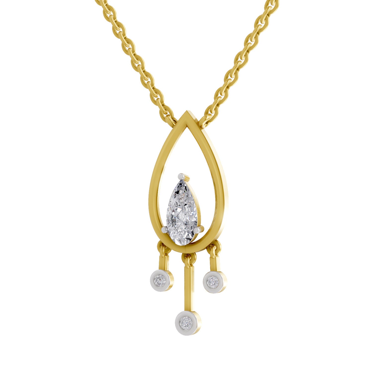 1.01 Carat Pear Shaped 14K