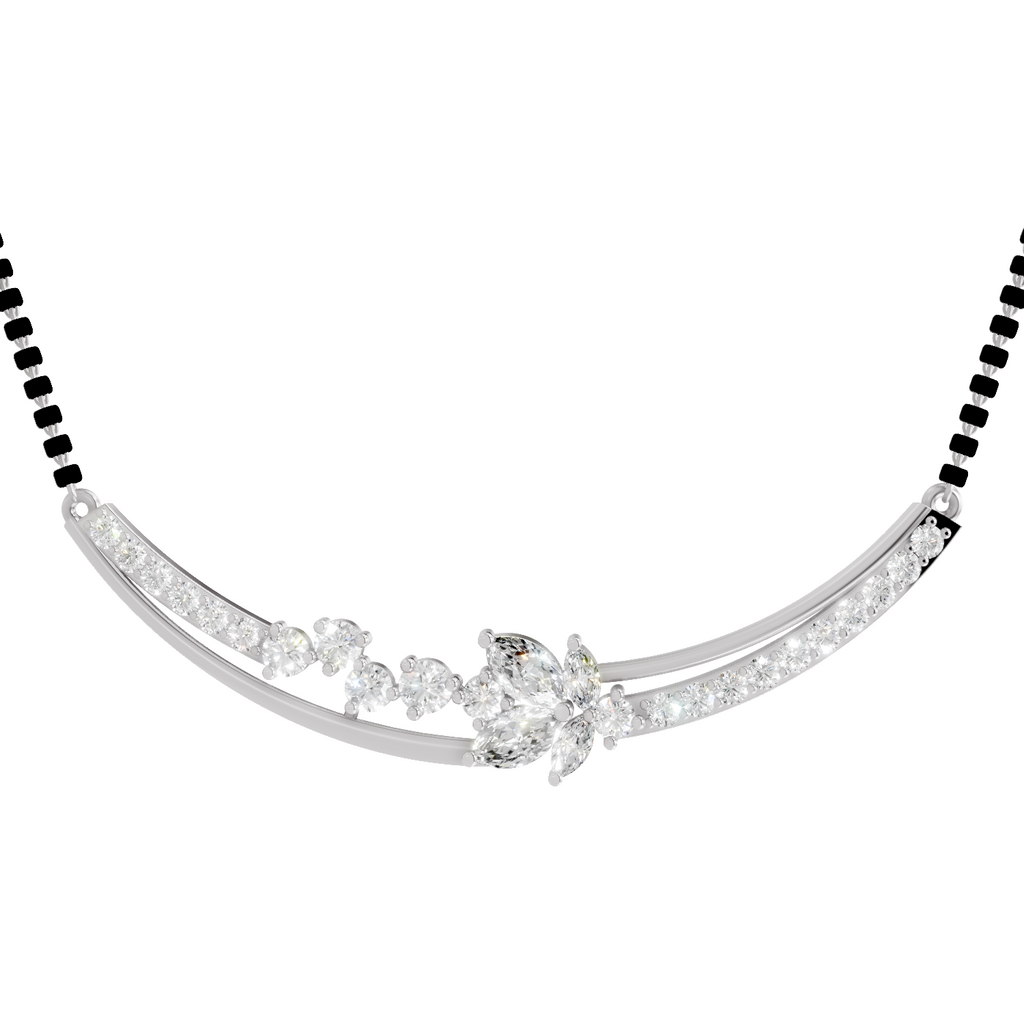 1.32 Carat Marquise Shaped 14K - White Gold