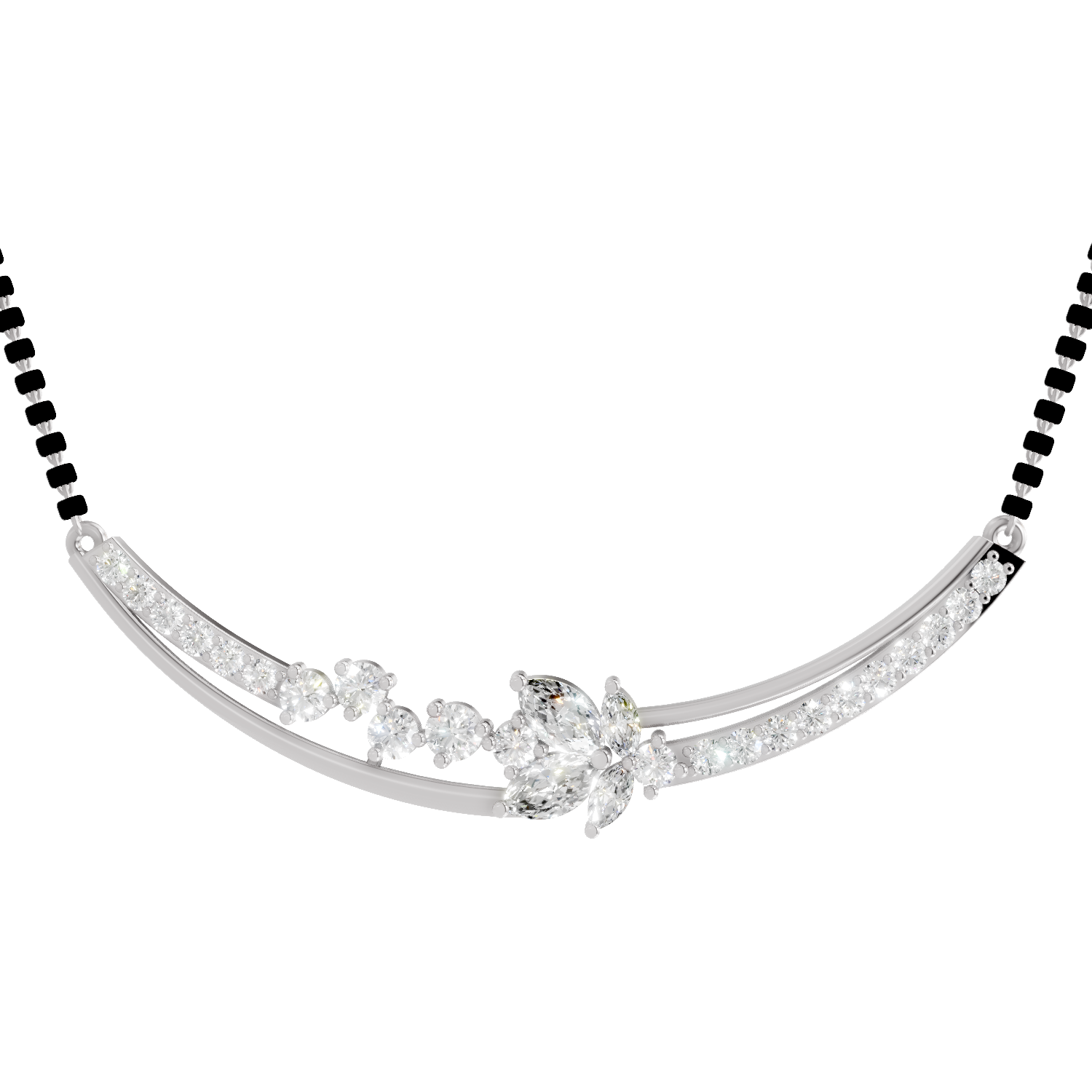 1.32 Carat Marquise Shaped 14K - White Gold
