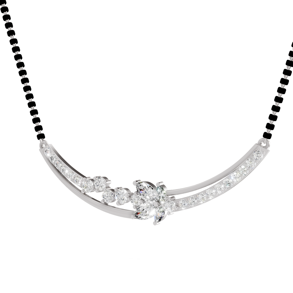 1.32 Carat Marquise Shaped 14K - White Gold